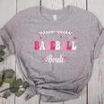 Retro Groovy Baseball Bruh Proud Baseball Mom Women's Heather T-Shirt Athletic Heather Retro Groovy Baseball Bruh Proud Baseball Mom Women's Heather T-Shirt Athletic Heather