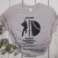 Retro Moms Against Baseball Pants Baseball Mom Women's Heather T-Shirt Athletic Heather