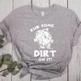 Rub Some Dirt On It Cute Girls Retro Baseball Mom Softball Women's Heather T-Shirt Athletic Heather