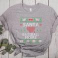 Santa Loves Baseball Moms Ugly Christmas Women's Heather T-Shirt Athletic Heather Santa Loves Baseball Moms Ugly Christmas Women's Heather T-Shirt Athletic Heather