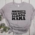 Somebody's Loud Mouth Baseball Mama Baseball Mom Women's Heather T-Shirt Athletic Heather Somebody's Loud Mouth Baseball Mama Baseball Mom Women's Heather T-Shirt Athletic Heather