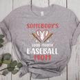Somebody’s Loud Mouth Baseball Mom Women's Heather T-Shirt Athletic Heather Somebody’s Loud Mouth Baseball Mom Women's Heather T-Shirt Athletic Heather