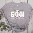 My Son Bought Me This Baseball Mom Women's Heather T-Shirt Athletic Heather My Son Bought Me This Baseball Mom Women's Heather T-Shirt Athletic Heather