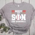Sorry My Son Has Baseball Baseball Mom Women's Heather T-Shirt Athletic Heather Sorry My Son Has Baseball Baseball Mom Women's Heather T-Shirt Athletic Heather
