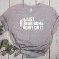 Sports Meme Rub Some Dirt On It For Baseball Mom Women's Heather T-Shirt Athletic Heather Sports Meme Rub Some Dirt On It For Baseball Mom Women's Heather T-Shirt Athletic Heather