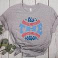 Spring 2024 Season Cute Baseball Mom It Is The Season Women's Heather T-Shirt Athletic Heather