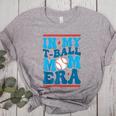 In My T-Ball Mom Era Baseball Mom Groovy Mother's Day Raglan Baseball Tee Women's Heather T-Shirt Athletic Heather