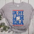In My T-Ball Mom Era Baseball Mom Groovy Mother's Day Women's Heather T-Shirt Athletic Heather In My T-Ball Mom Era Baseball Mom Groovy Mother's Day Women's Heather T-Shirt Athletic Heather