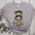 T Ball Mom Messy Bun Leopard Baseball Mom Leopard Women's Heather T-Shirt Athletic Heather T Ball Mom Messy Bun Leopard Baseball Mom Leopard Women's Heather T-Shirt Athletic Heather