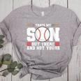 Thats My Son Out There And Not Yours Baseball Mom Women's Heather T-Shirt Athletic Heather Thats My Son Out There And Not Yours Baseball Mom Women's Heather T-Shirt Athletic Heather