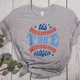 Tis The Season Baseball Mom Enthusiast Joy Women's Heather T-Shirt Athletic Heather Tis The Season Baseball Mom Enthusiast Joy Women's Heather T-Shirt Athletic Heather