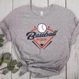 Vintage Baseball Mom Ballpark Momma Baseball Lover Women's Heather T-Shirt Athletic Heather Vintage Baseball Mom Ballpark Momma Baseball Lover Women's Heather T-Shirt Athletic Heather