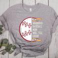 Warning Baseball Mom Will Yell Loudly Women's Heather T-Shirt Athletic Heather