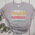 When A Mother Signs Child Up For Baseball Baseball Mom Premium Women's Heather T-Shirt Athletic Heather When A Mother Signs Child Up For Baseball Baseball Mom Premium Women's Heather T-Shirt Athletic Heather