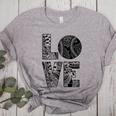 Women's Baseball Softball Baseball Mom LOVE Baseball Women's Heather T-Shirt Athletic Heather Women's Baseball Softball Baseball Mom LOVE Baseball Women's Heather T-Shirt Athletic Heather