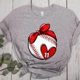 Womens Custom Baseball Mom Number 11 Heart For Mom Mommy Premium Women's Heather T-Shirt Athletic Heather