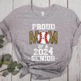 Womens Proud Mom Of a 2024 Senior Class Of 2024 Baseball Mom Women's Heather T-Shirt Athletic Heather Womens Proud Mom Of a 2024 Senior Class Of 2024 Baseball Mom Women's Heather T-Shirt Athletic Heather