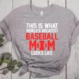 This Is What World's Greatest Baseball Mom Baseball Women's Heather T-Shirt Athletic Heather