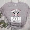 Yes This Is My Son Out Baseball Mom Women's Heather T-Shirt Athletic Heather Yes This Is My Son Out Baseball Mom Women's Heather T-Shirt Athletic Heather