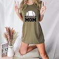American Flag Patriotic Game Day Baseball Mom Women's Heather T-Shirt Heather Olive American Flag Patriotic Game Day Baseball Mom Women's Heather T-Shirt Heather Olive