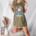 Artsy Baseball Mom Flowers Unique Game Day Ball Distressed Women's Heather T-Shirt Heather Olive Artsy Baseball Mom Flowers Unique Game Day Ball Distressed Women's Heather T-Shirt Heather Olive