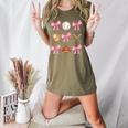 Baseball Coquette Bow Baseball Mama Baseball Mom Premium Women's Heather T-Shirt Heather Olive Baseball Coquette Bow Baseball Mama Baseball Mom Premium Women's Heather T-Shirt Heather Olive