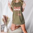 Baseball Mom 43 Number 43 Jersey Team Numbered Jersey Women's Heather T-Shirt Heather Olive
