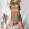 In My Baseball Mom Era Lover Groovy Retro Mother's Day Women's Heather T-Shirt Heather Olive