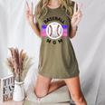 Baseball Mom Sports Mom Proud Baseball Mom Women's Heather T-Shirt Heather Olive
