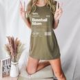 Baseball Mom Graphic Tees For Women Women's Heather T-Shirt Heather Olive