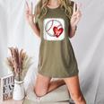 Bleached Custom Baseball Mom Number 77 Heart For Mom Women's Heather T-Shirt Heather Olive Bleached Custom Baseball Mom Number 77 Heart For Mom Women's Heather T-Shirt Heather Olive