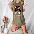 Busy Raising Ballers Messy Bun Funny Baseball Mom Women's Heather T-Shirt Heather Olive Busy Raising Ballers Messy Bun Funny Baseball Mom Women's Heather T-Shirt Heather Olive