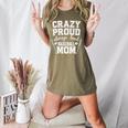Crazy Proud Always Loud Baseball Mom Premium Women's Heather T-Shirt Heather Olive Crazy Proud Always Loud Baseball Mom Premium Women's Heather T-Shirt Heather Olive