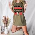 Crazy Proud Always Loud Baseball Mom Saying Women's Heather T-Shirt Heather Olive Crazy Proud Always Loud Baseball Mom Saying Women's Heather T-Shirt Heather Olive