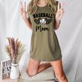 Custom Baseball Mom Number 28 Heart For Mom Women's Heather T-Shirt Heather Olive