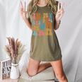 Groovy In My Baseball Mom Era Softball Game Day Women's Heather T-Shirt Heather Olive Groovy In My Baseball Mom Era Softball Game Day Women's Heather T-Shirt Heather Olive
