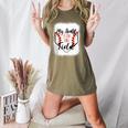 My Heart Is On That Field Baseball Mom Momm Women's Heather T-Shirt Heather Olive