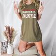 Loud And Proud Baseball Auntie Baseball Mom Heart Women's Heather T-Shirt Heather Olive Loud And Proud Baseball Auntie Baseball Mom Heart Women's Heather T-Shirt Heather Olive