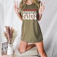 Loud And Proud Baseball Gigi Baseball Mom Women's Heather T-Shirt Heather Olive Loud And Proud Baseball Gigi Baseball Mom Women's Heather T-Shirt Heather Olive