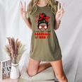 Loud And Proud Baseball Mom Messy Bun Leopard Mother Day Women's Heather T-Shirt Heather Olive Loud And Proud Baseball Mom Messy Bun Leopard Mother Day Women's Heather T-Shirt Heather Olive