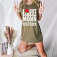 I Love Heart Hot Baseball Moms And Cold Beer Raglan Baseball Tee Women's Heather T-Shirt Heather Olive I Love Heart Hot Baseball Moms And Cold Beer Raglan Baseball Tee Women's Heather T-Shirt Heather Olive