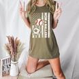 Mom Of Ballers USA Flag Soccer Baseball Mom Women's Heather T-Shirt Heather Olive Mom Of Ballers USA Flag Soccer Baseball Mom Women's Heather T-Shirt Heather Olive