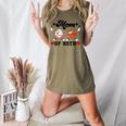 Mom Of Both Basketball Baseball Mom Women's Heather T-Shirt Heather Olive