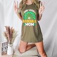 One Lucky Baseball Mom St Patricks Day Rainbow Mother Mama Women's Heather T-Shirt Heather Olive One Lucky Baseball Mom St Patricks Day Rainbow Mother Mama Women's Heather T-Shirt Heather Olive