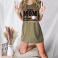 Proud Mom Of An Awesome Baseball Player Baseball Mom Women's Heather T-Shirt Heather Olive