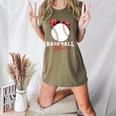 Softball Baseball Mom Floral Tee Mother's Day Women's Heather T-Shirt Heather Olive