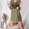 My Son Will Be Waiting For You At Home Baseball Mom Women's Heather T-Shirt Heather Olive My Son Will Be Waiting For You At Home Baseball Mom Women's Heather T-Shirt Heather Olive