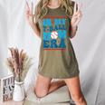 In My T-Ball Mom Era Baseball Mom Groovy Mother's Day Raglan Baseball Tee Women's Heather T-Shirt Heather Olive