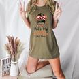 That's My Granddaughter Out There Baseball Mom Mother's Day Women's Heather T-Shirt Heather Olive