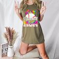 Tie Dye Baseball Mom Baseball Mama Sport Mother's Day Women's Heather T-Shirt Heather Olive